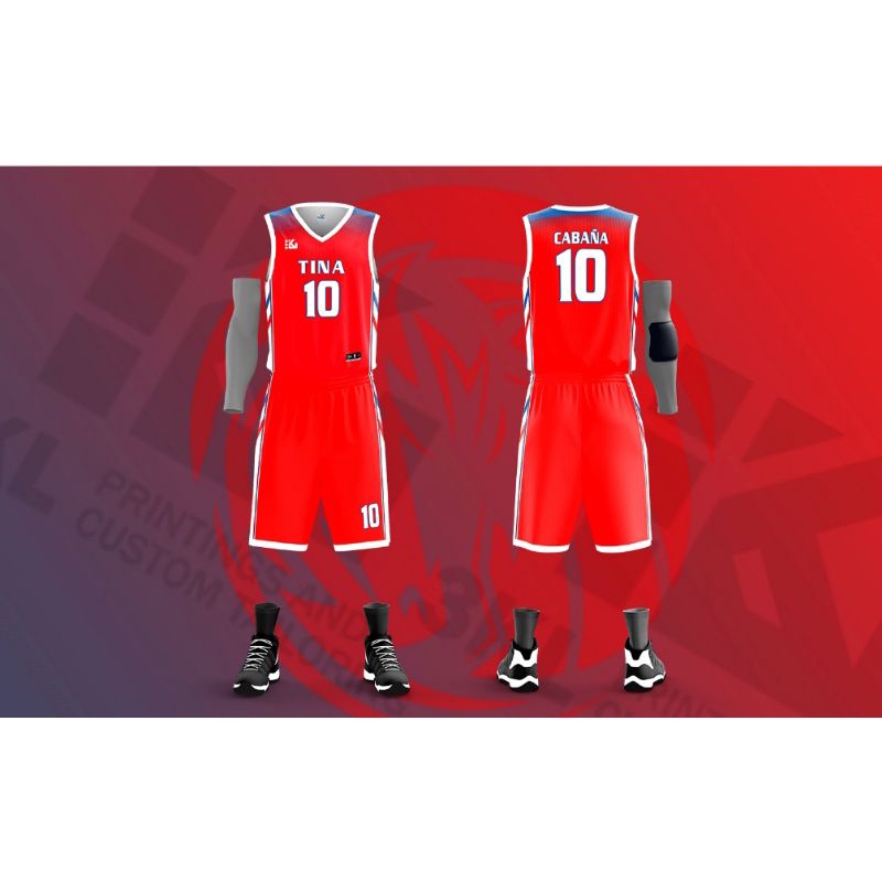 Up and Down Fully Customizable Basketball Jersey Sublimation Printing