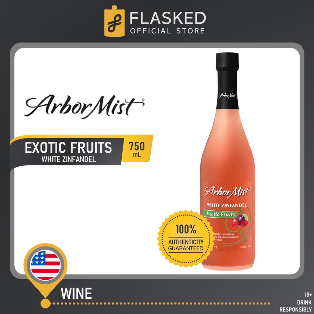 Arbor Mist Exotic Fruit White Zinfandel Wine 750mL Shopee Philippines