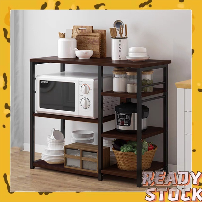 COD 3/4 Layer Modern Kitchen Island Rack Stand Table Microwave oven