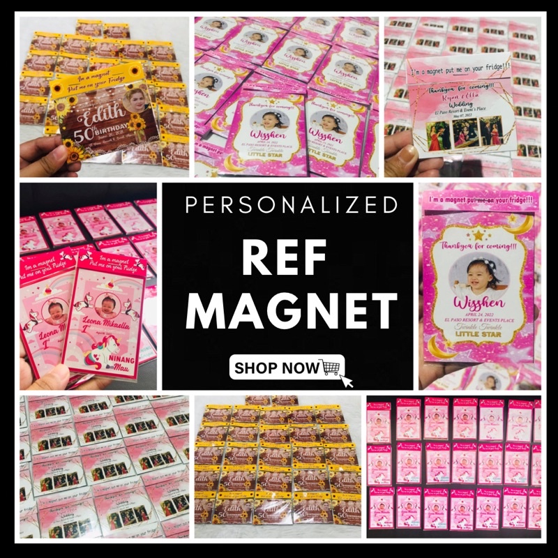 Personalized Ref Magnet Eandr Printing Shopee Philippines