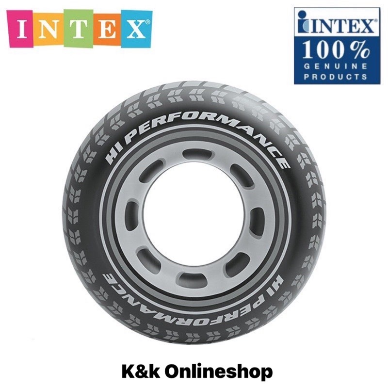 ORIGINAL INTEX® TIRE TUBE Inflatable Swimming Float Swim Ring (36