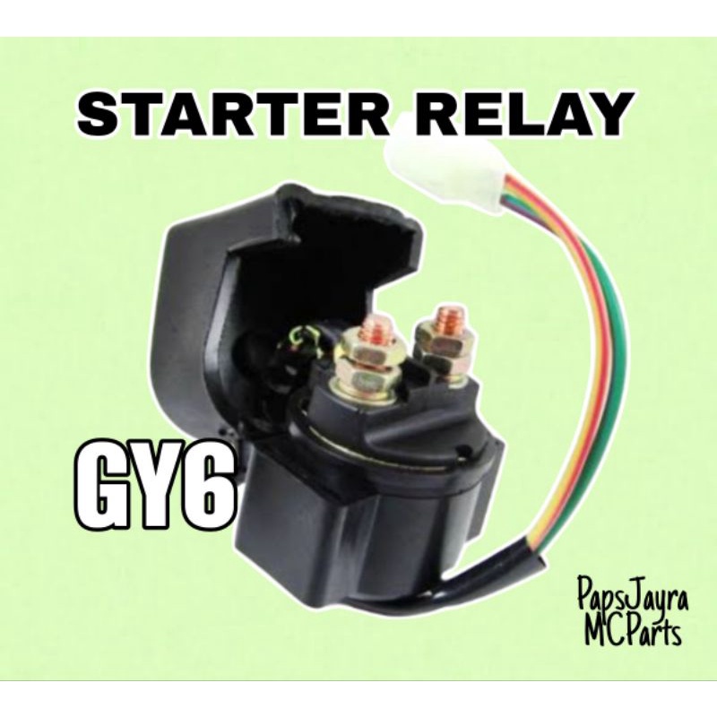 STARTER RELAY GY6 (SEPTWOLVES) Shopee Philippines