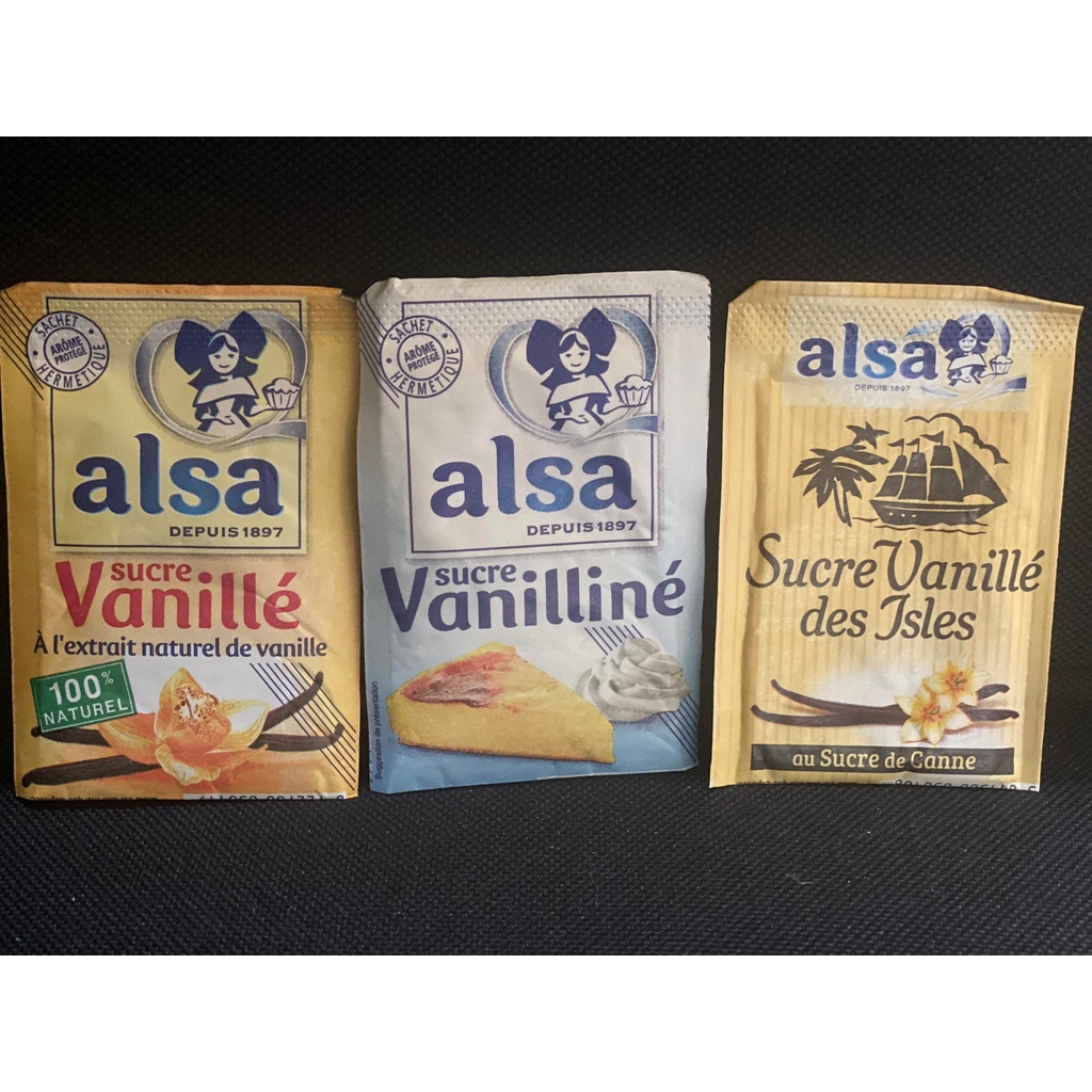 Sucre Vanillé à l'extrait naturel de vanille - Alsa - 7.5 g