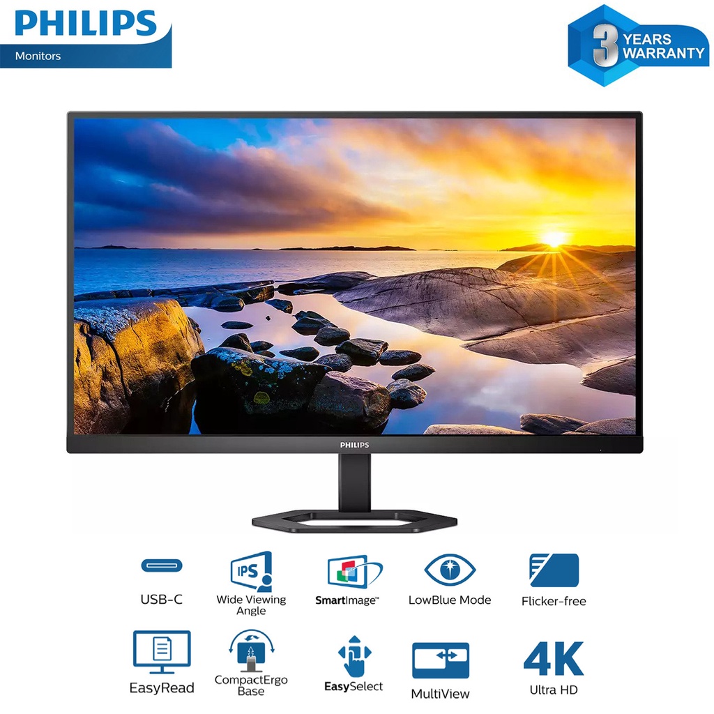 4Kモニター （PHILIPS 27E1N5900E/11 27/IPS/4K） 【公式通販】