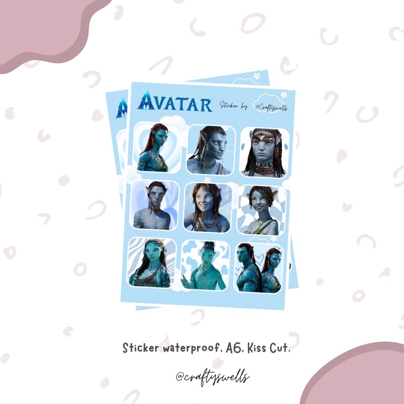 Avatar sticker/ deco sticker/ Avatar 2/ Navi/ Jack shully/ Neytiri ...
