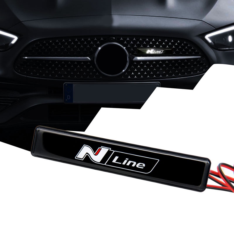 Auto Decor Car Front Hood Grille LED Light Emblem Accessories For ...