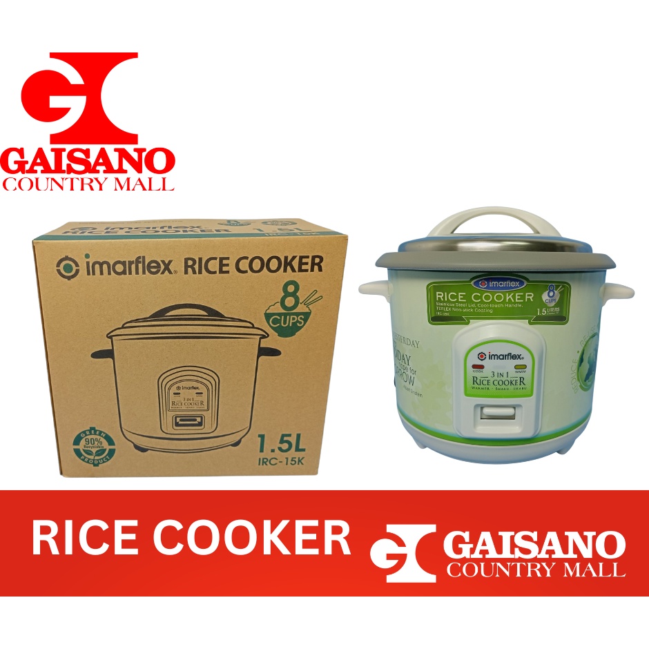 Gaisano Imarflex Rice Cooker 1.5L Shopee Philippines