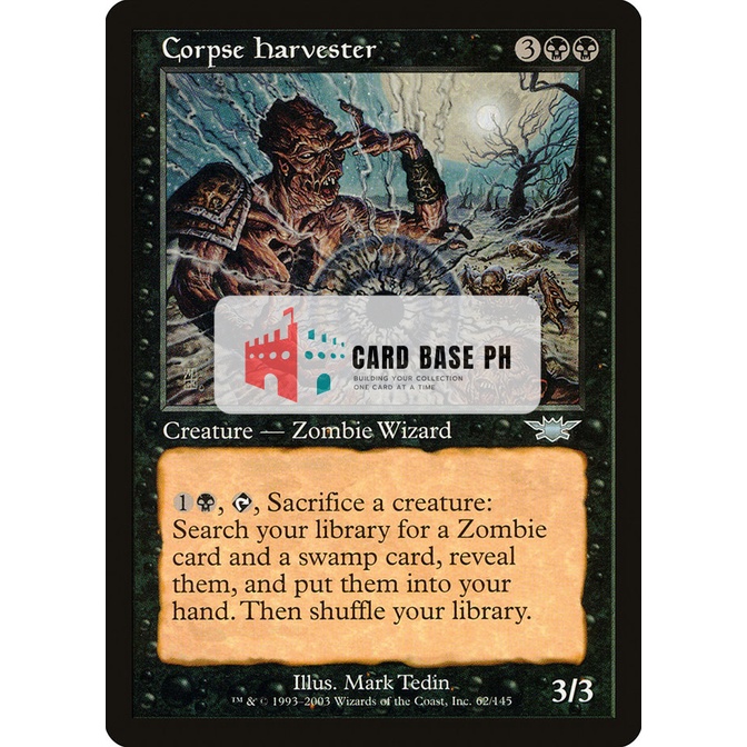 Corpse Harvester Magic the Gathering Trading Card Shopee Philippines