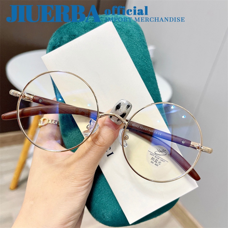 Jiuerba New Metal European And American Retro Style Round Frame