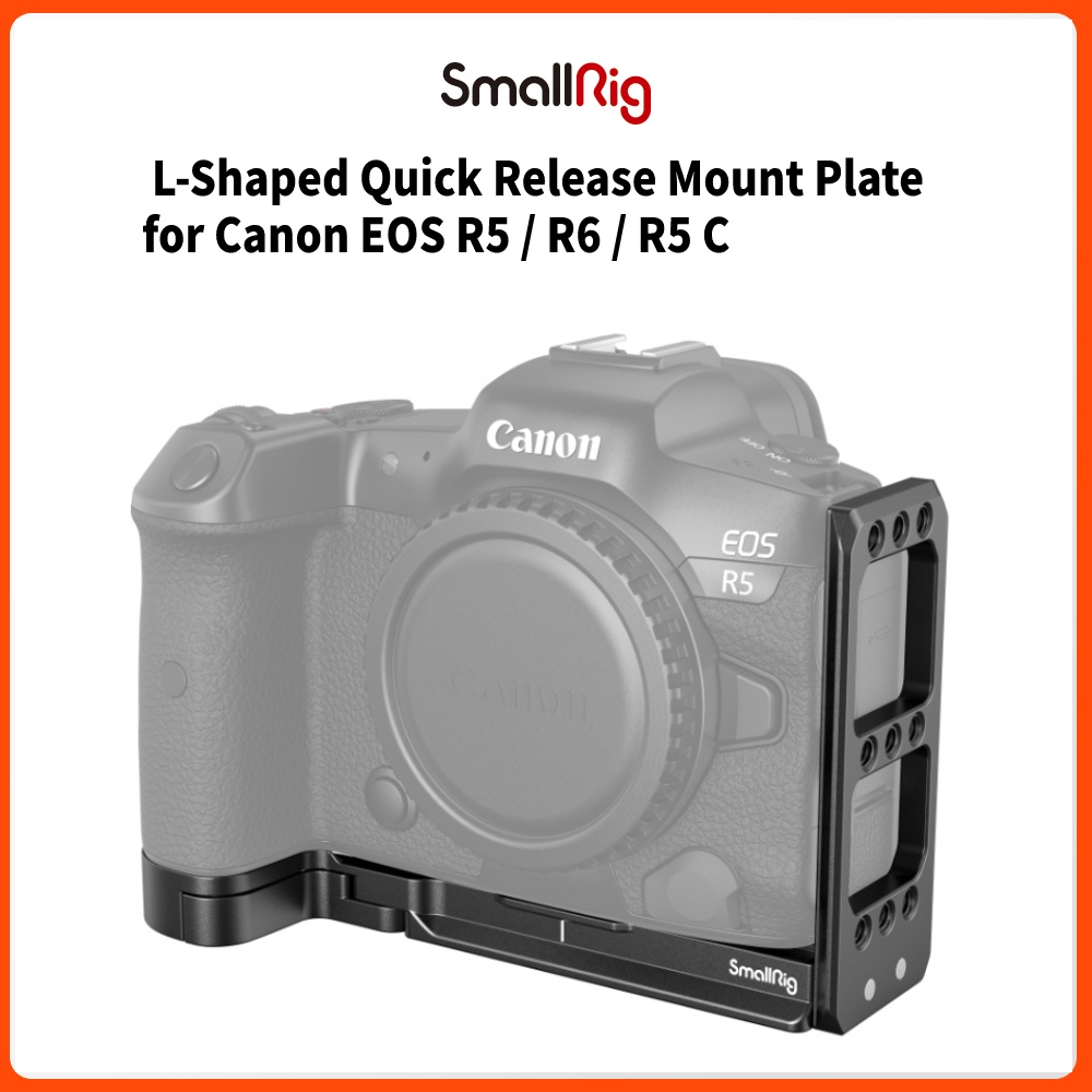 SmallRig Quick-release L-Bracket for Canon EOS R5 / EOS R6 / EOS R5 C ...