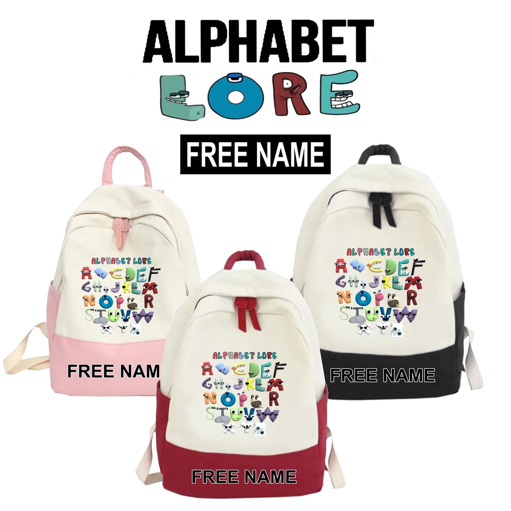 Elementary School Children's Backpack With The Latest Lore Alphabet