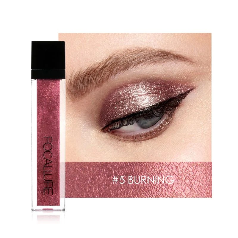 FOCALLURE Glitter & Glow Liquid Eyeshadow (14 Colors) Shopee Philippines