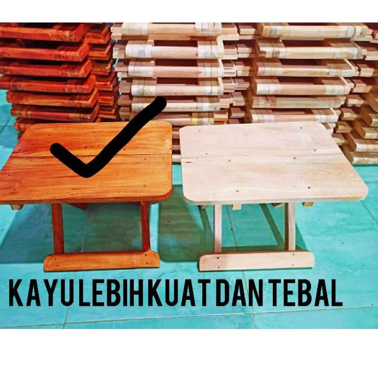 KAYU Mega ALE Rekal folding wood Rehal Size 36x26 Folding table Folding ...