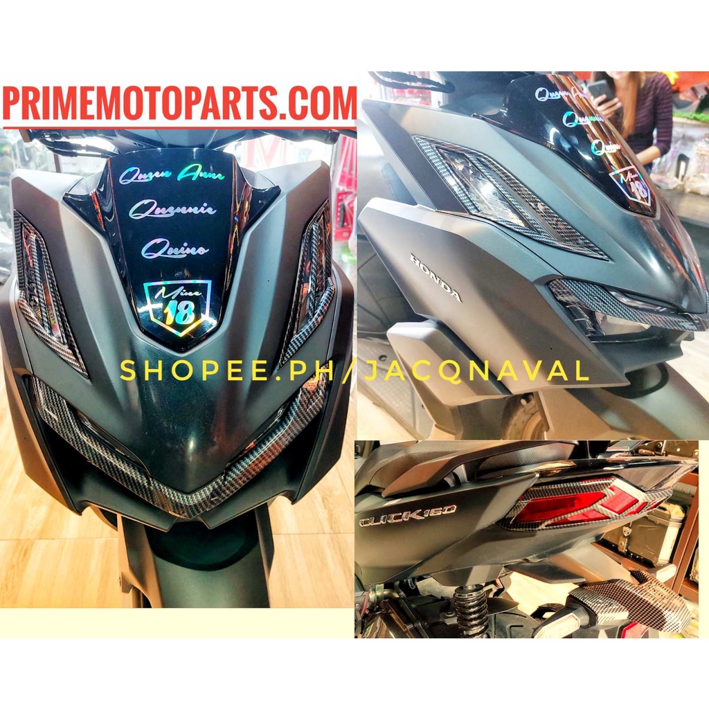3 in 1 garnish for new Honda Click 160 | Shopee Philippines