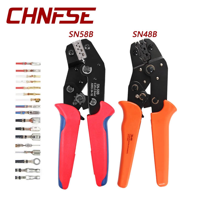 SN48B/SN58B Crimping Tool 2.8/4.8/6.3mm Crimping Pliers Terminal ...