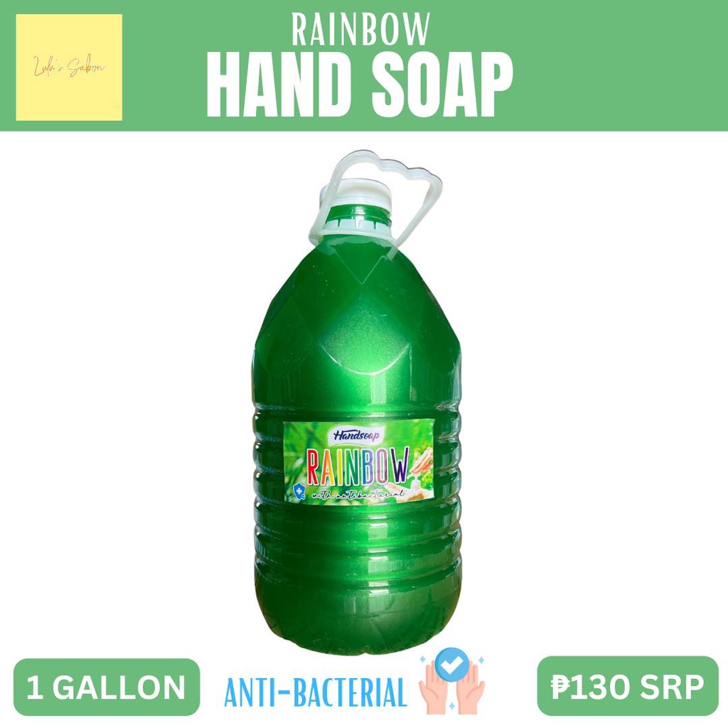 Rainbow Hand Soap Gallon (4liters) Shopee Philippines