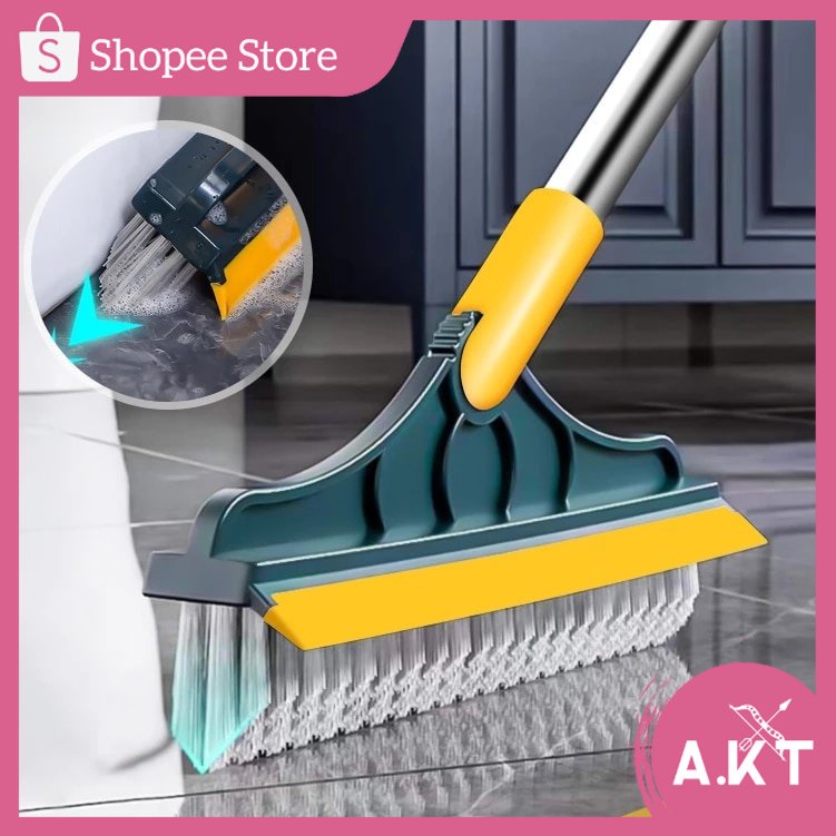 AKT 3in1 Cleaning Brush Bathroom Kitchen Floor Scrub Brushes Long ...