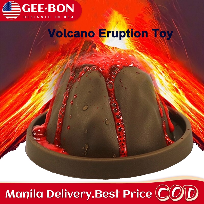GEEBON Volcano Eruption Diy Physical Chemical Experiment Kit Science ...