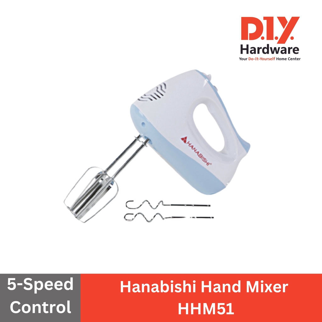Hanabishi Hand Mixer HHM51 Best for Baking 5speed DIYH ONLINE
