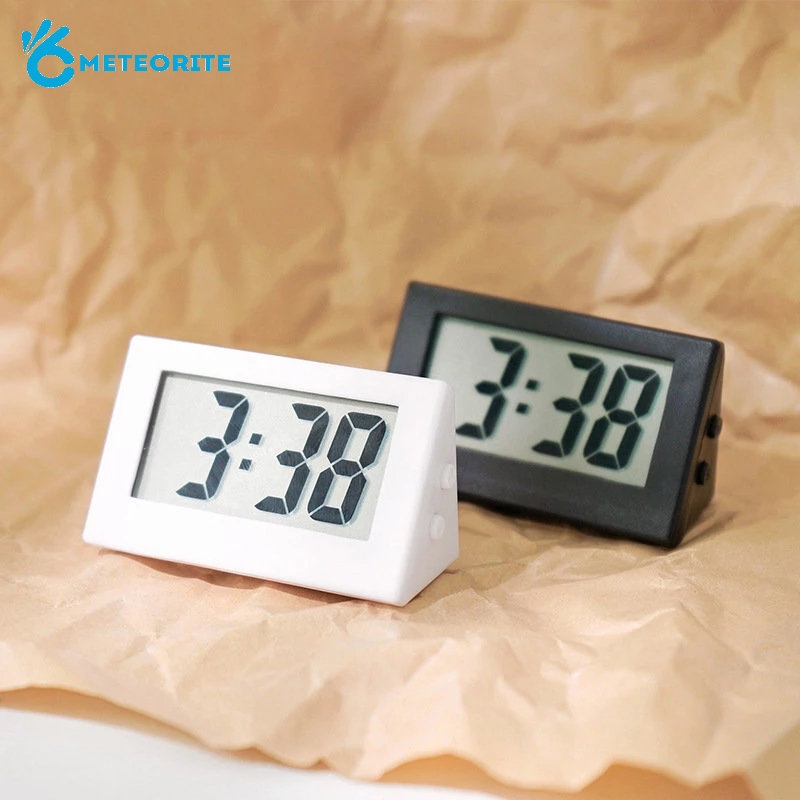 1 Pc Bedroom Simple Small Electronic Clock/ Portable Student Exam Mute ...