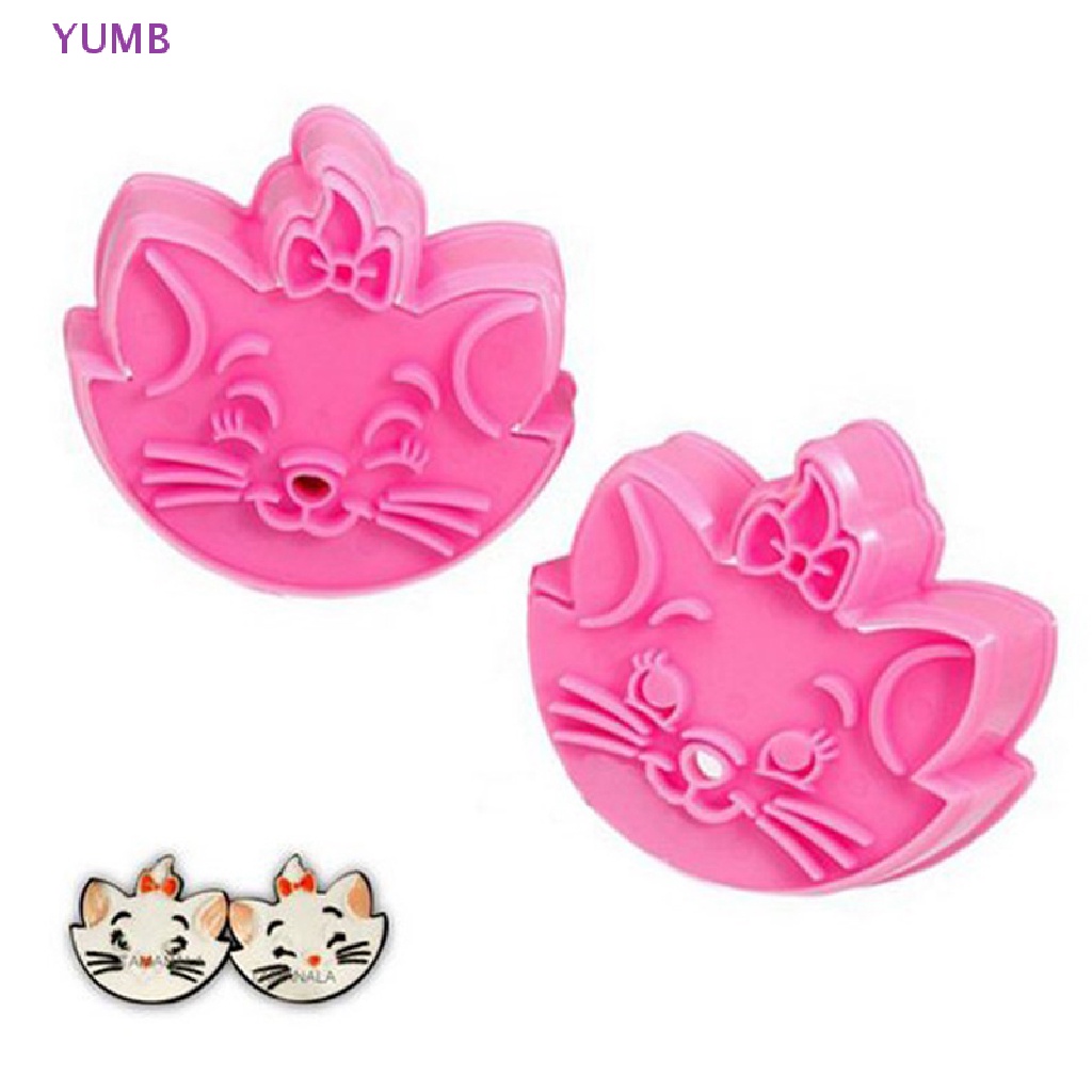 YUMB Cat Cookie Cutter Plastic Biscuit Baking Fruit Cake Kitchen Tools ...