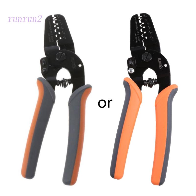 RUN Mini Crimper Micro Open Barrel Crimping Tools Pliers for AWG28-20 ...