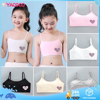 Adolescent Girls Bra Underwear 10-12-15 Years Old Girls Vest Thin