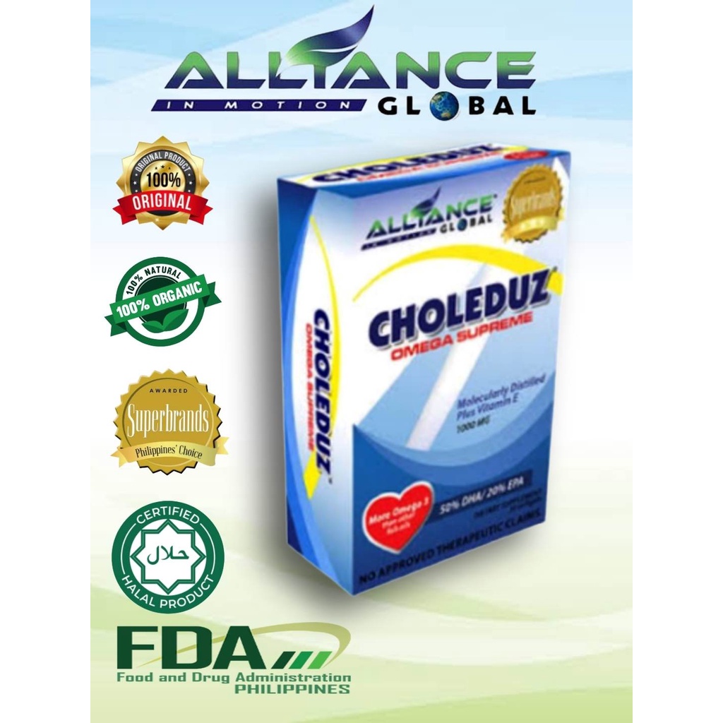Choleduz (Omega Supreme 30 Softgels | Shopee Philippines