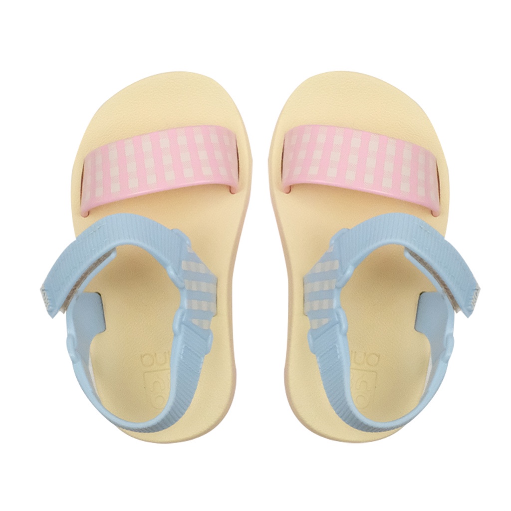 Zaxy Nina Moderninha Bb Pink Blue Yellow Baby Sandal's | Shopee Philippines