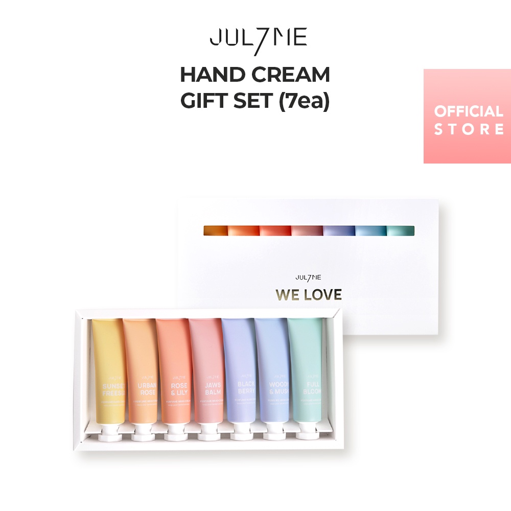 Julyme We Love Perfume Hand Cream 30ml Gift Set (7ea), Love Us Perfume