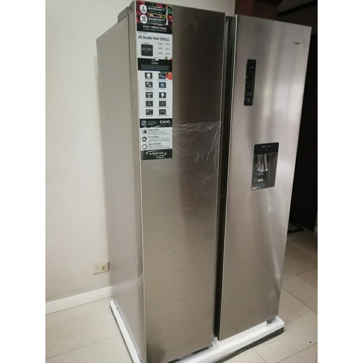 CHiQ 20 CU.FT. CSS20NII SidebySide Refrigerator No Frost Inverter