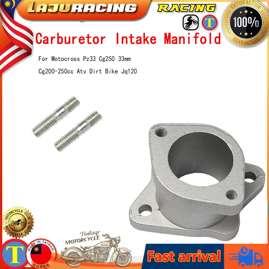 Carburetor intake manifold motorcycle best sale