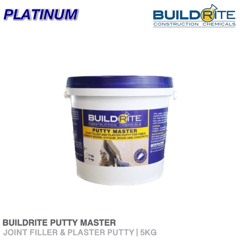 5KG Buildrite Putty Master Joint Filler & Plaster Putty Sold Per 5KG Shopee Philippines