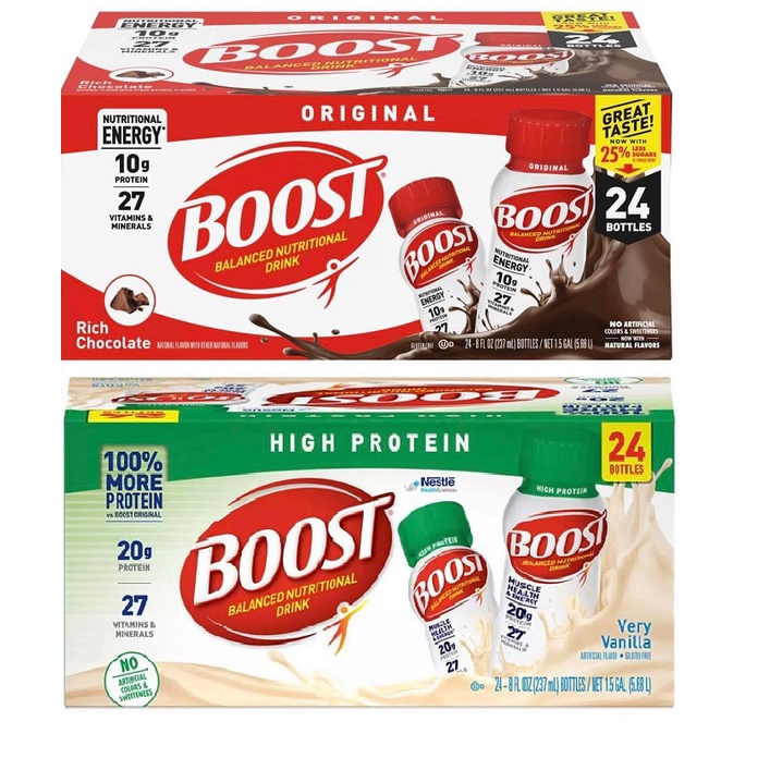Boost High Protein Very Vanilla & Rich Chocolate 24x237mL Shopee