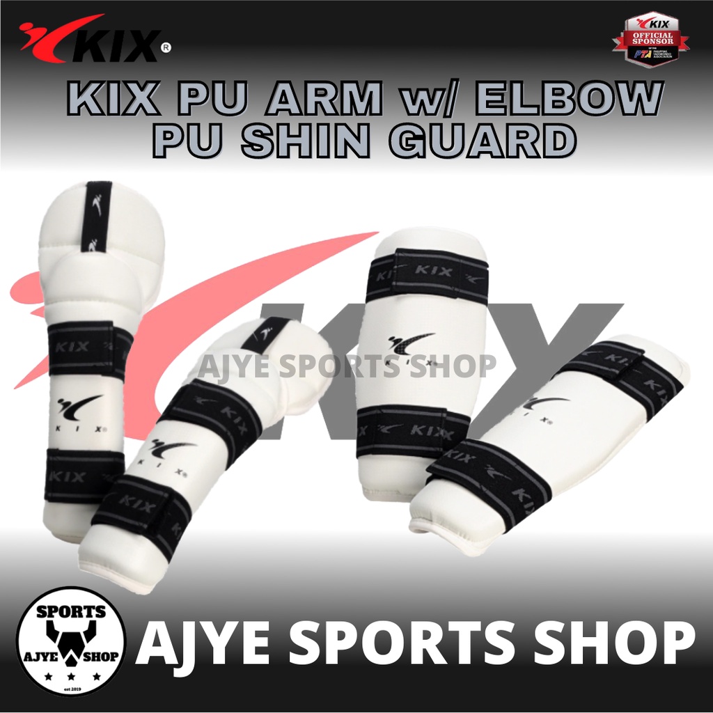 KIX TKD PU Arm Guard w/ Elbow Guard and PU Shin Guard Shopee Philippines