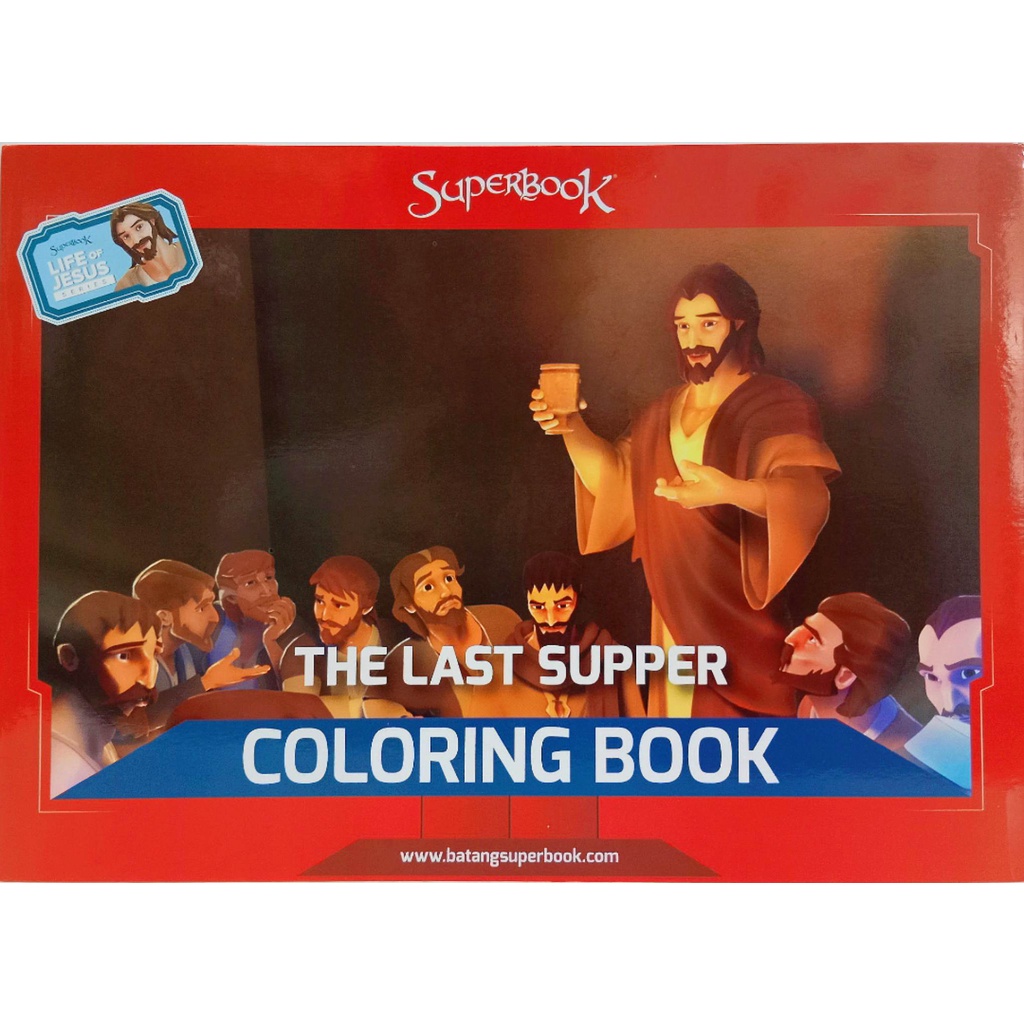 PCBS The Last Supper SuperBook Coloring Book Shopee Philippines