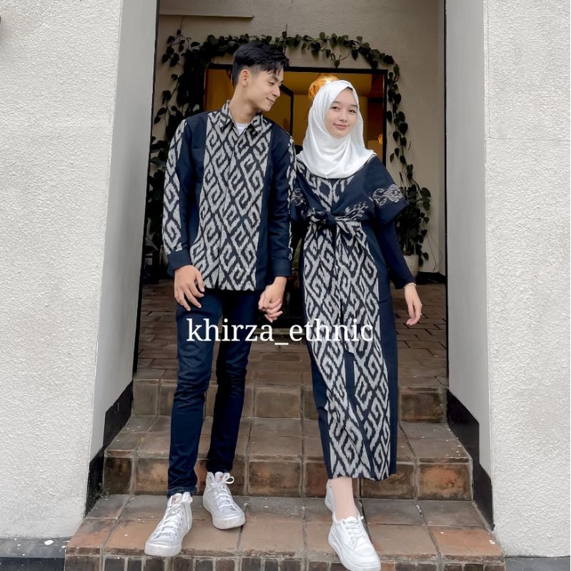 Raisa COUPLE TENUN BLACK - BAJU TENUN COUPLE - BAJU KONDANGAN | Shopee ...