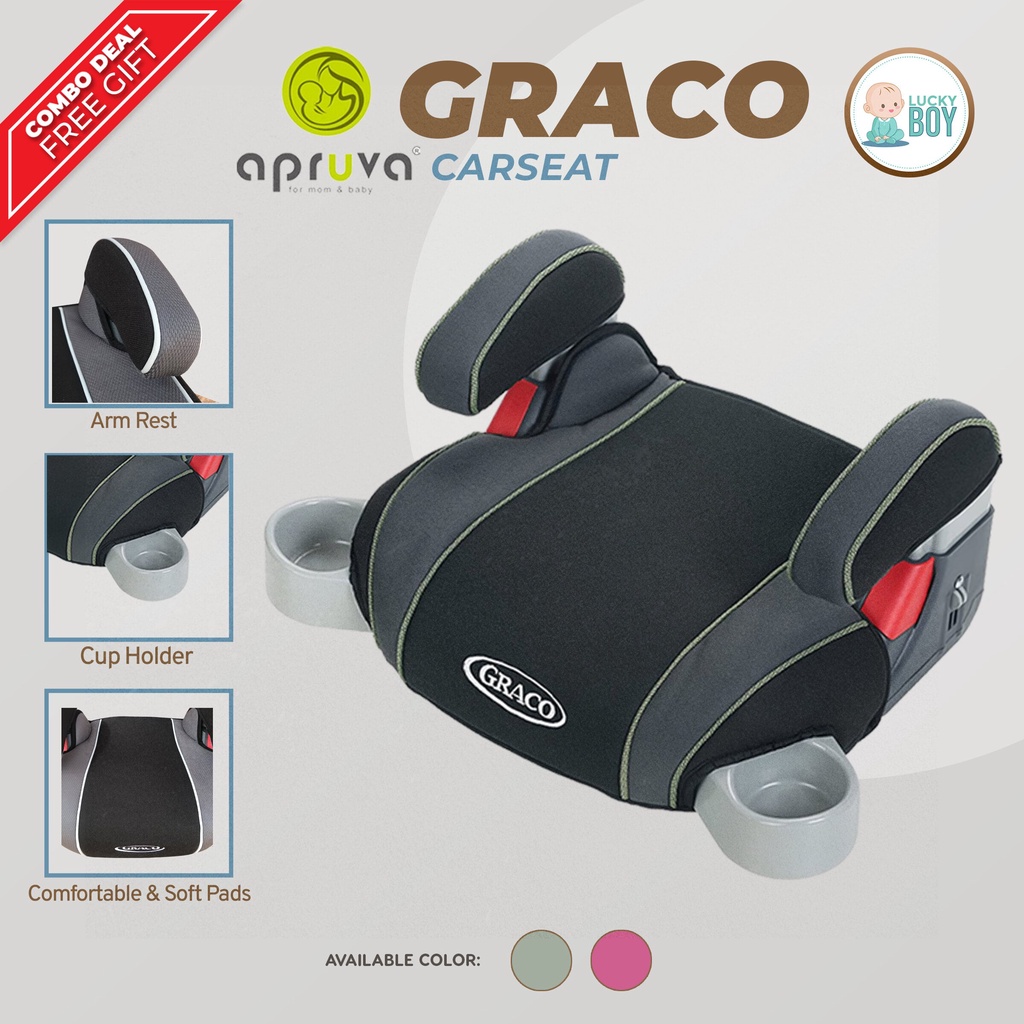 Graco Turbobooster Backless Emory Grey Car Seat for Big Kids Shopee Philippines