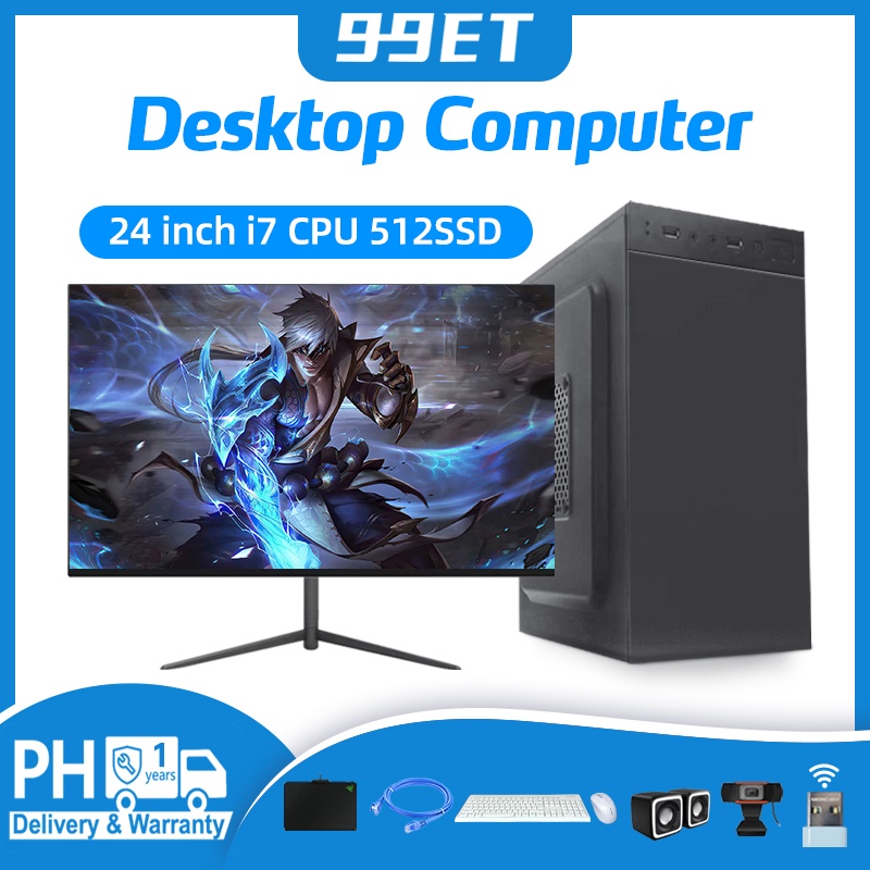 Desktop Computer set I7Cpu 22 Monitor Pc Office Gaming Computers Beyond ...