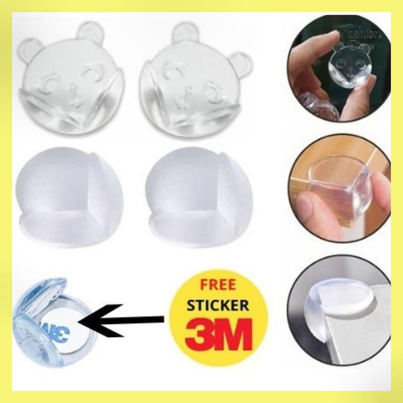 SIKU FS-TABLE ANGLE CORNER PROTECTOR / TRANSPARANT TABLE ELBOW SAFETY ...
