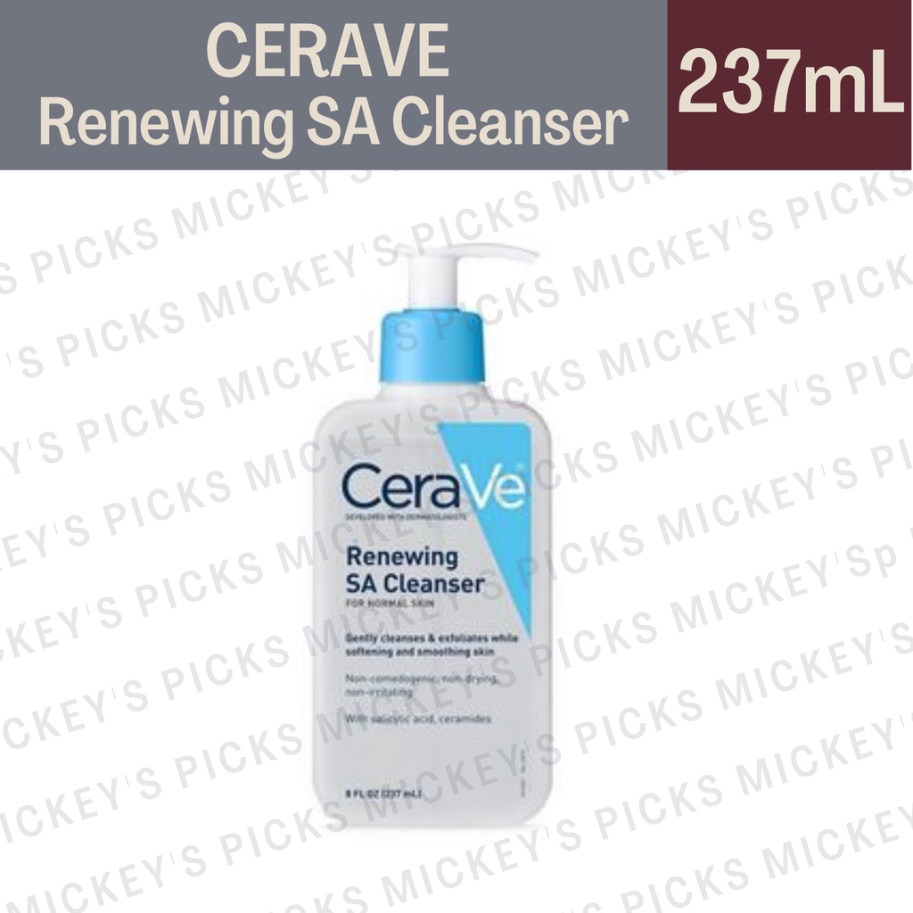 Cerave Renewing Sa Cleanser 237ml Shopee Philippines 6393