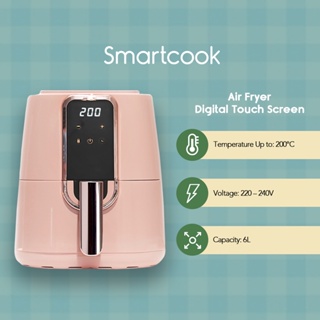 SMARTCOOK 6L Air Fryer Digital Touch Screen SM2712 – KIMSTORE