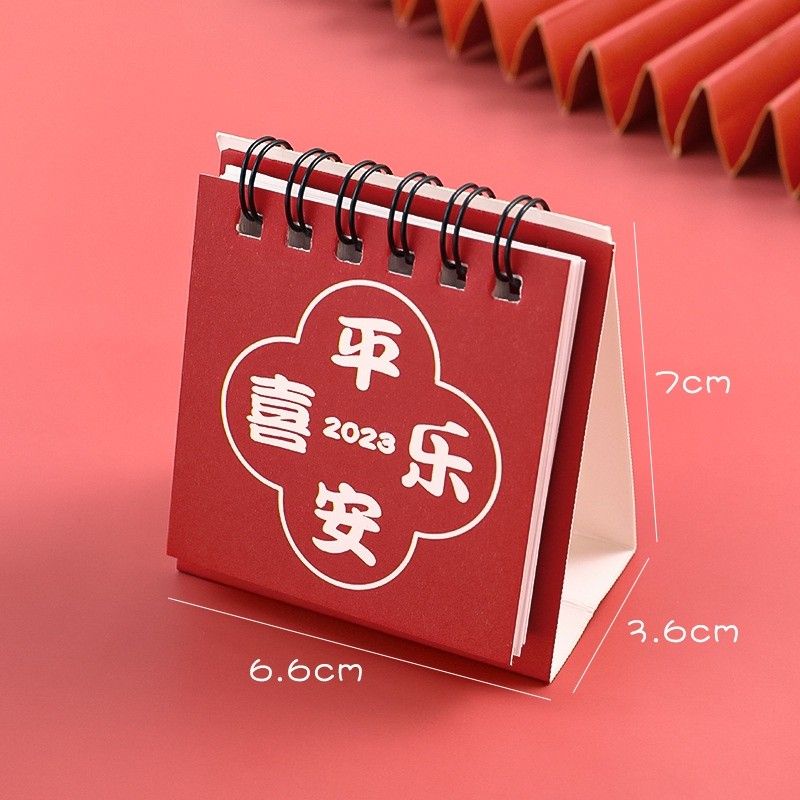 2024 Mini Work Home Office Desk Flip Type Calendar 7cm | Shopee Philippines