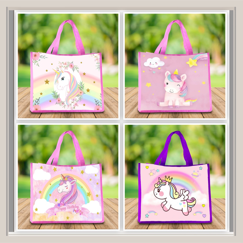 Unicorn Birthday Souvenir Bag/Birthday Souvenir Bag/LANDSCAPE Birthday ...