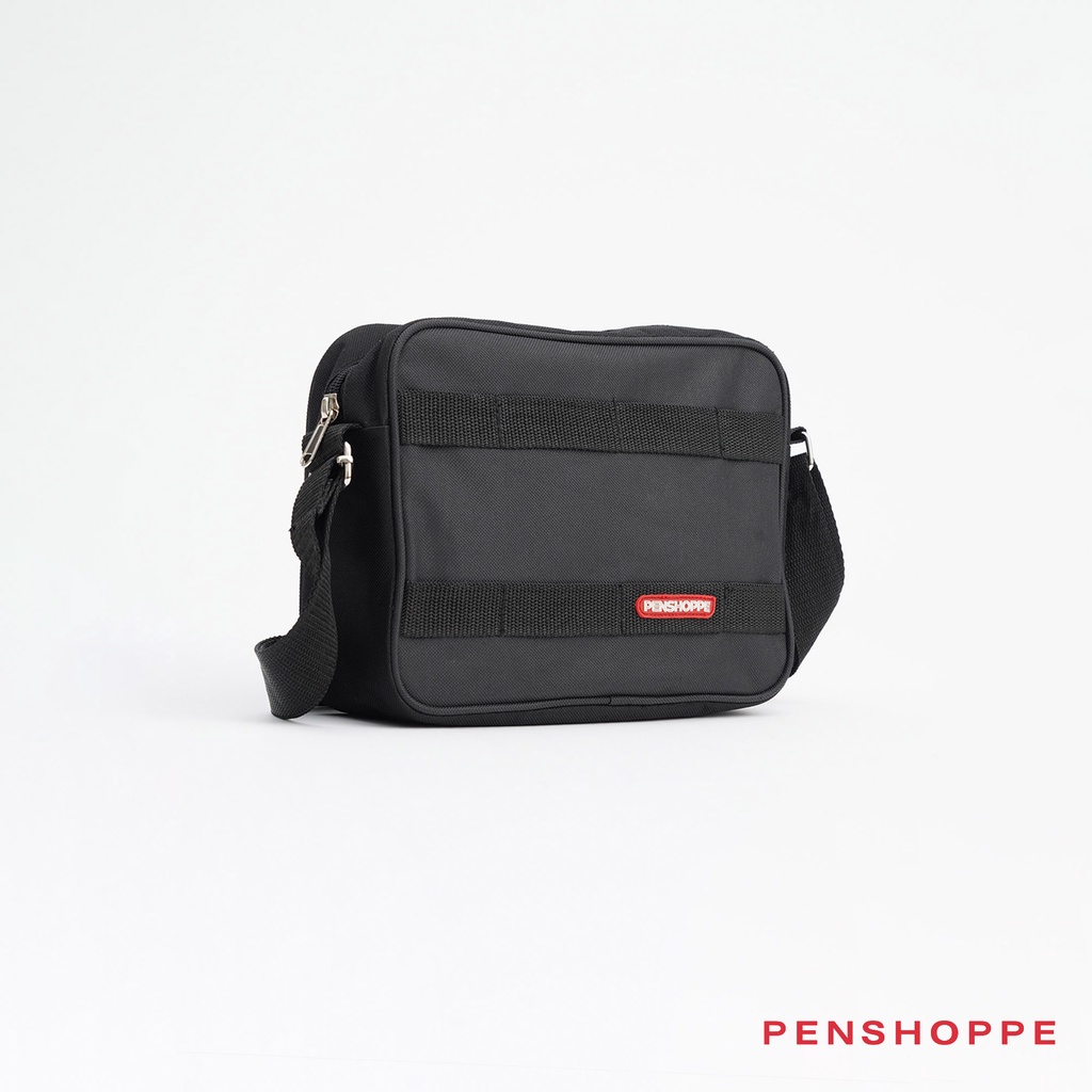 Penshoppe Sling Bag With Rubber Patch For Men (Black/Burnt Olive/Gray ...