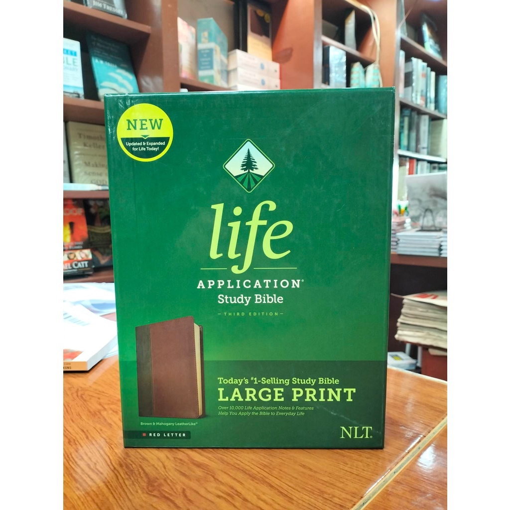 PCBS "NLT LIFE APPLICATION STUDY BIBLE 3RD EDITION" LARGE PRINT ...