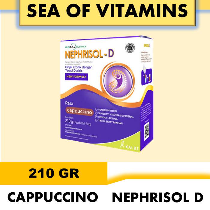 Nephrisol D Cappuccino 210GR | Shopee Philippines