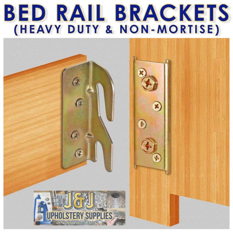 4Pcs Bed Brackets,Bed Rail Brackets,BedRail Fittings,Heavy Duty Non