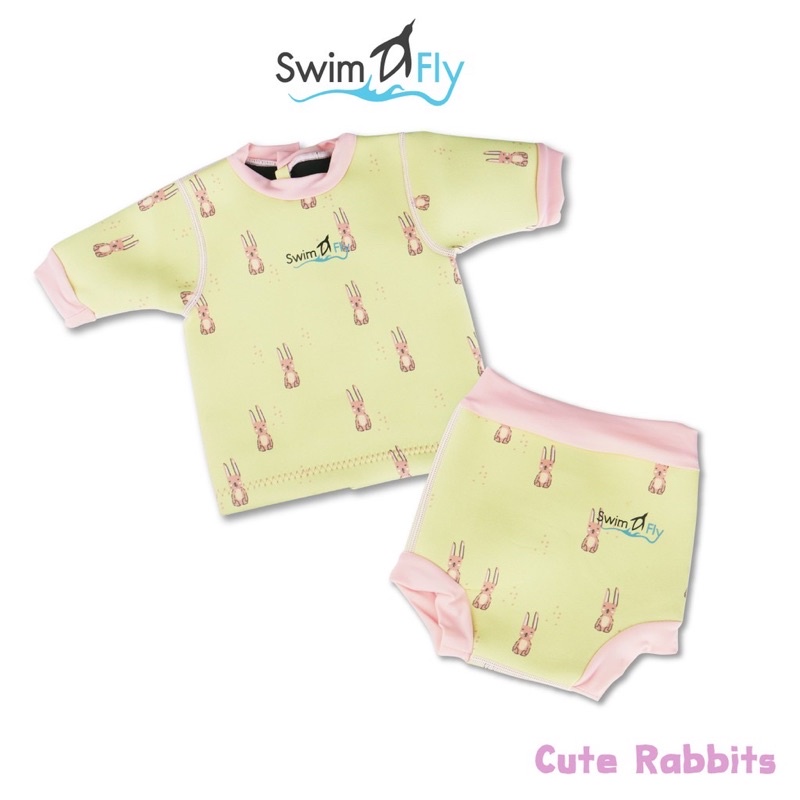 SwimFly Thermal Swimsuit Winter Rabbit Pattern size xs | Shopee Philippines