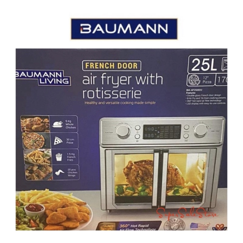 Baumann air best sale fryer pressure cooker